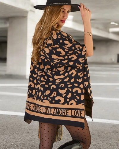 Royalfashion Női print poncsó