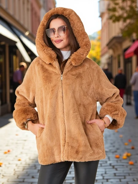 Royalfashion Női műszőrme dzseki