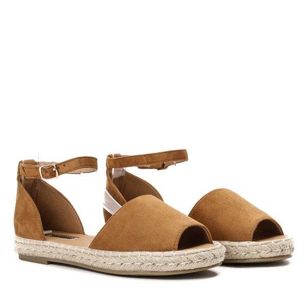 OUTLET Barna espadrille Velino szabással - Lábbeli