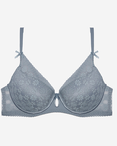 Női párnázott melltartó kék színben- Fehérnemű