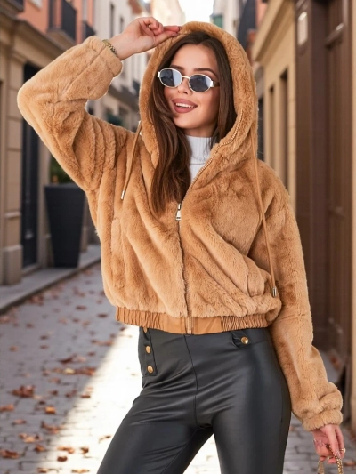 Royalfashion Női műszőrme dzseki