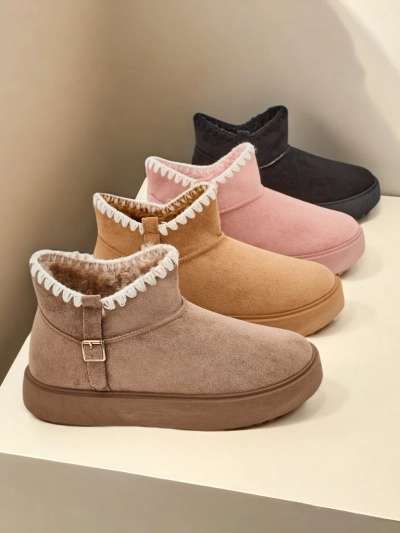 Royalfashion Rövid női hó csizma stílusú csizma Ewioz