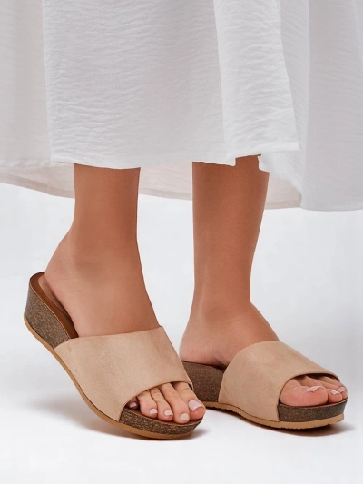 Royalfashion Női szandál alacsony wedge-kel Maderas