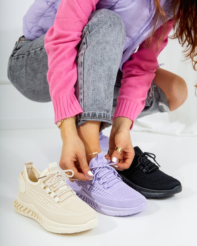 Zenosi fekete női edzőcipő - lábbeli