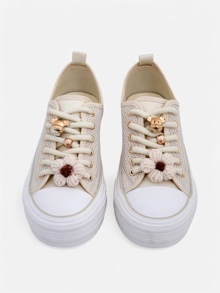 Royalfashion Női perforált sportcipők díszítésekkel Osdo