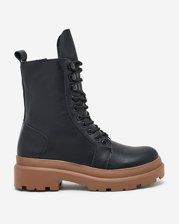 Royalfashion Eco bőr női bagger csizma Vederme