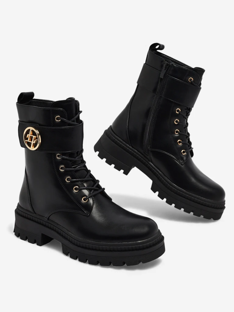 Női Eulin öko bőr bokacsizma