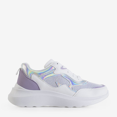 Fehér és lila női sportcipő a Comie-tól - cipő