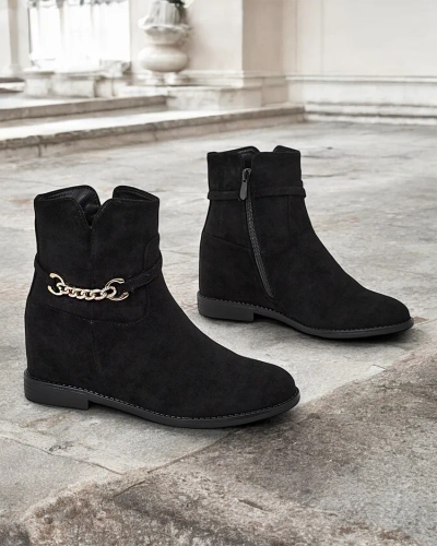 Royalfashion Női cipzáras csizma Ecerto