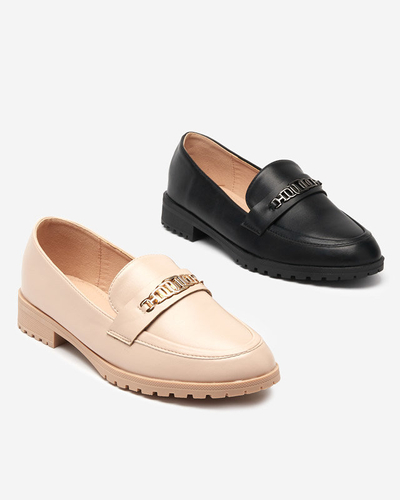 Női bézs ekobőr cipó Griss díszítéssel - Cipő