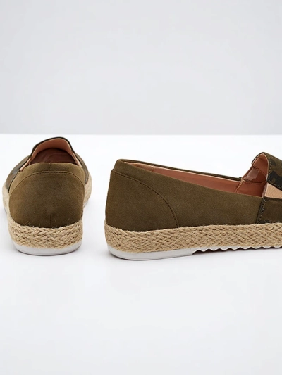 Női zöld espadrilles a Nuhente camo-ban - Lábbeli