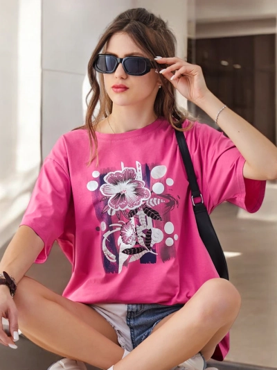 Royalfashion Női Póló Nyomattal