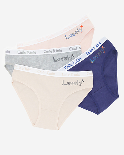 Női bézs bugyi - Fehérnemű