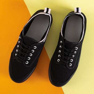 Nelchael fekete férfi sportcipő - Lábbeli