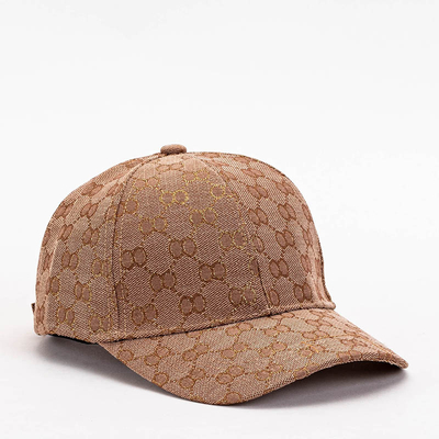 Világosbarna baseball sapka arany szálal - Kiegészítők