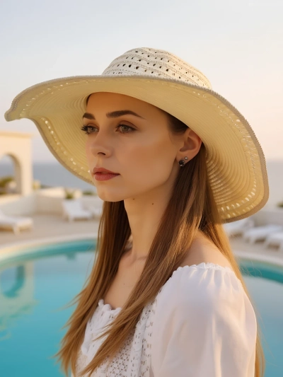 Royalfashion Női Solvella Szalmakalap