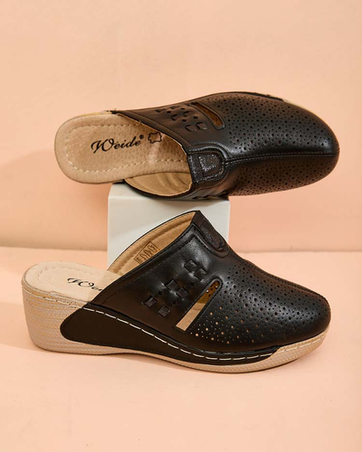 Royalfashion Női flip-flopok alacsony sarokkal Albov