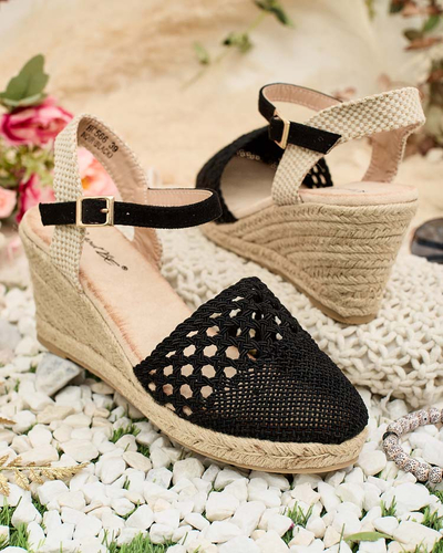Royalfashion Női Sintoles espadrilles sarokcipő