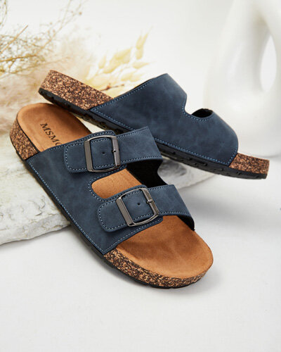 Royalfashion Férfi flip-flopok csattal Foumyn