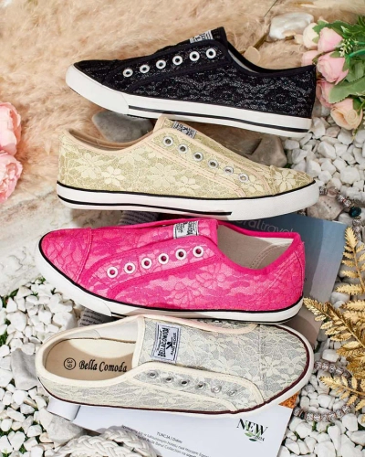 Royalfashion női Imilla brokátos tornacipő