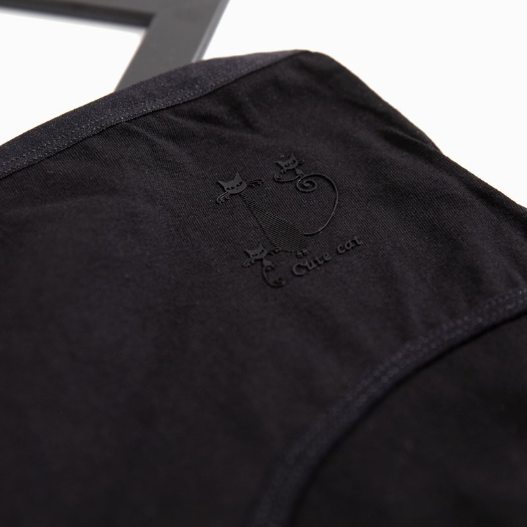 Fekete női PLUS SIZE bugyi - Fehérnemű