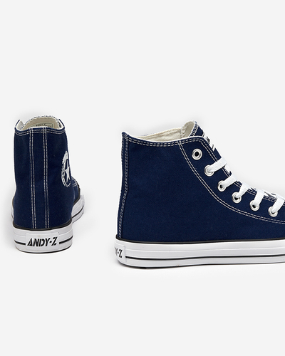 Női sötétkék Garet tornacipő - Lábbeli