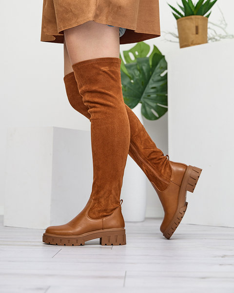 OUTLET Térdig érő női tevecsizma Liki - Lábbeli