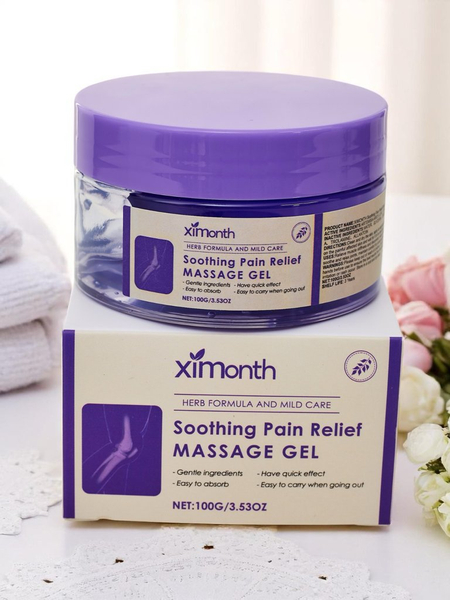 Természetes masszázsgél fájdalomcsillapításra