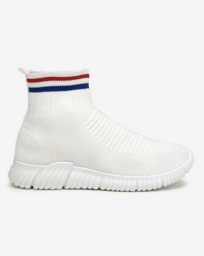 Női fehér felbújós tornacipő a Delonitól - Lábbeli