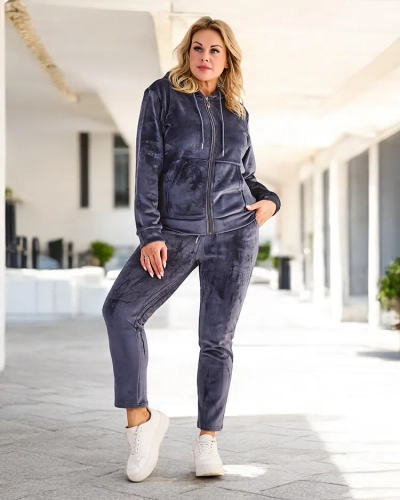 Royalfashion Női bársony stílusú NAGY MÉRETŰ szett