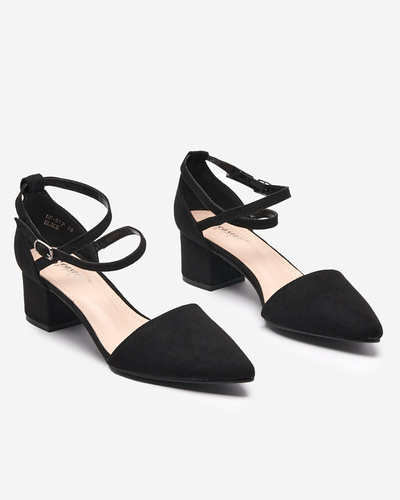 Női fekete szandál oszlopon Crisco - Footwear