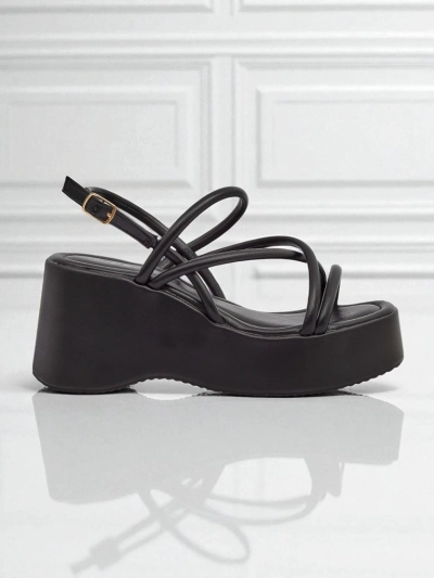 Royalfashion Női éktalpas szandál Skyline Straps