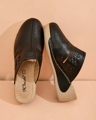 Royalfashion Női flip-flopok alacsony sarokkal Albov