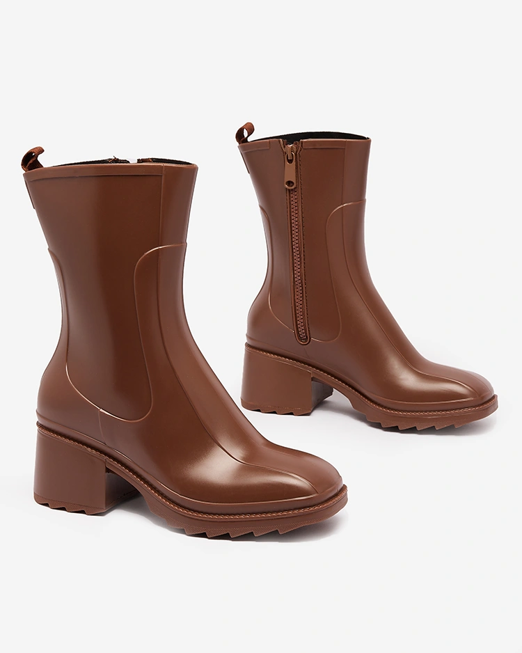 Royalfashion Fekete matt női a'la csizma Tentiris