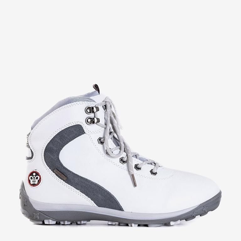 OUTLET Női fehér szigetelt hócsizma az Alfreda cégtől - Lábbeli