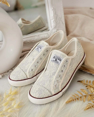 Royalfashion női Imilla brokát tornacipő