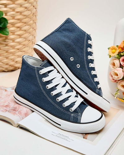 Royalfashion női Tumossa magas tornacipő