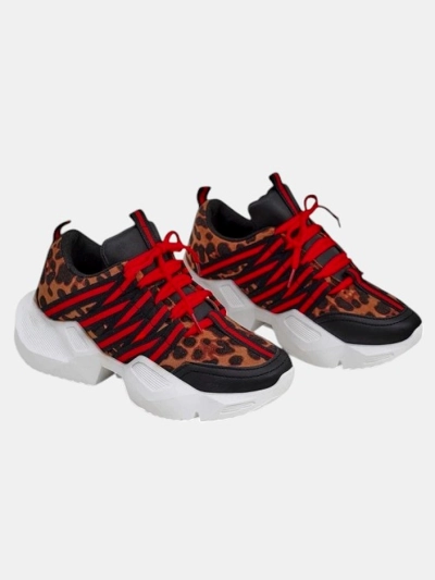 Royalfashion Női sportos sneakers vastag talppal Ivvert