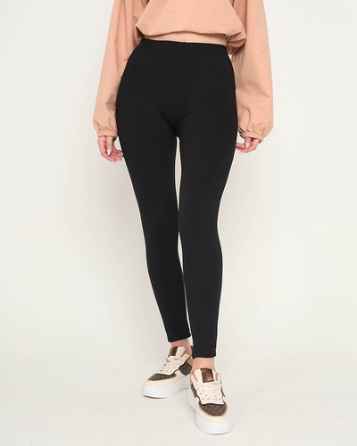 Fekete női leggings - Ruházat