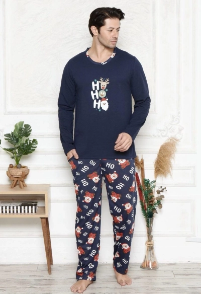 Royalfashion Karácsonyi férfi pizsama 2 részes