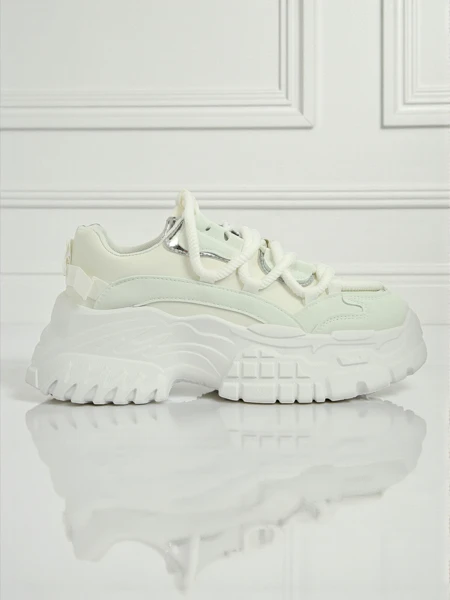 Női Artemisia Bianca sneakerek platformtal, ökológiai bőrből, 6,5 cm