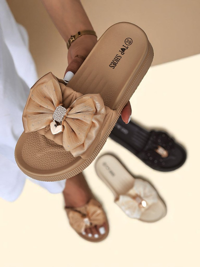 Royalfashion Női platform papucs masnival Sento Pace