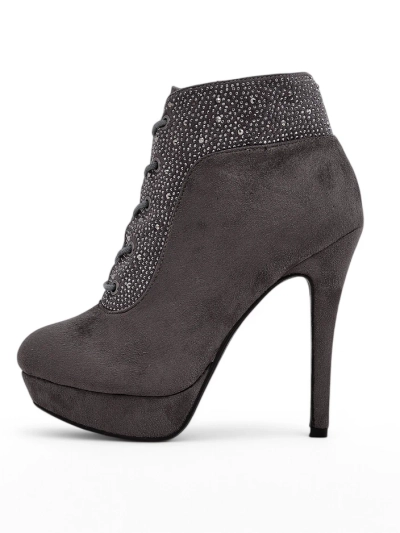 Royalfashion Női bokacsizma rhinestone díszítéssel Efelolo