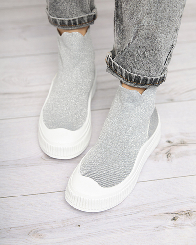 Ezüst színű női Bejoko tornacipő - lábbeli