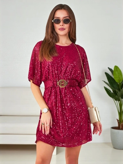 Royalfashion Női ruha flitterekkel
