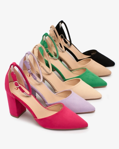 Royalfashion Bézs női cipő cirkóval Britica