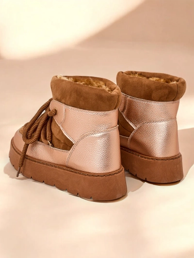 Royalfashion Női fűzős hó csizma Iniuc