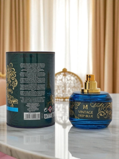 Vintage Deep Blue ihlette férfi Eau de Parfum