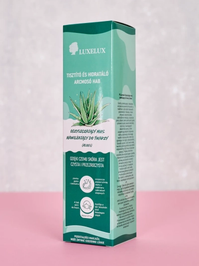 Luxelux Tisztító Hidratáló Arctisztító Hab Aloe 150 ml