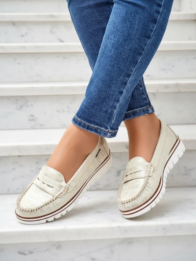 Royalfashion Női öko suede mokaszin Bellisse